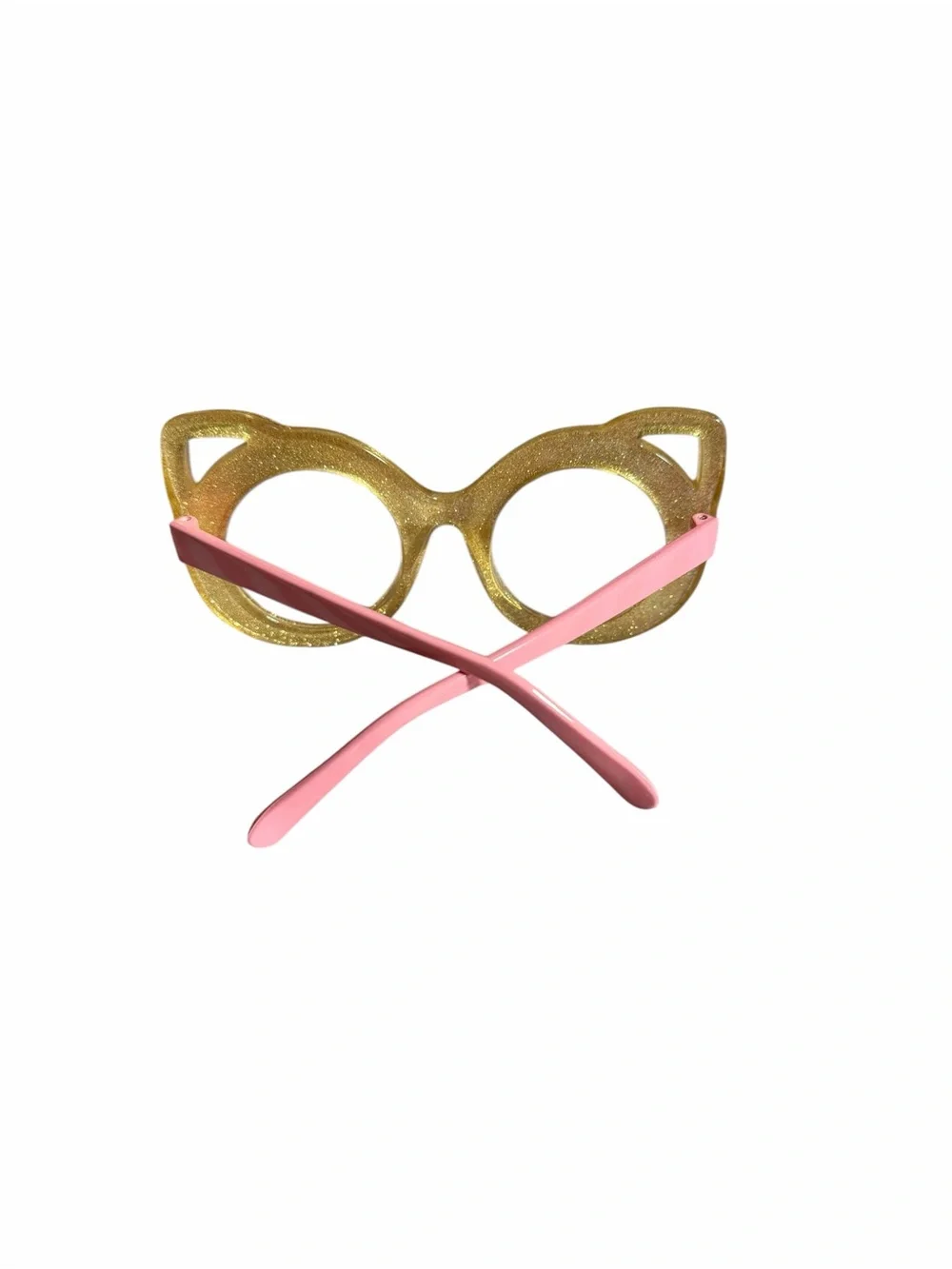 Kids’ Glitter Cat Fashion Eye Glasses CosGlitter